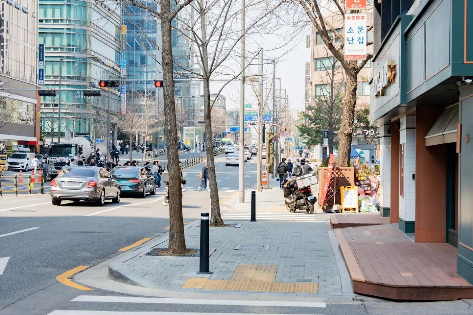 Blueground Id19 Nonhyeon City View Ac Sel-19 Szöul Dél-Korea