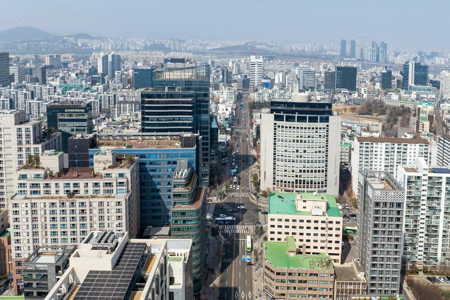 Blueground Id19 Nonhyeon City View Ac Sel-19 Szöul Dél-Korea